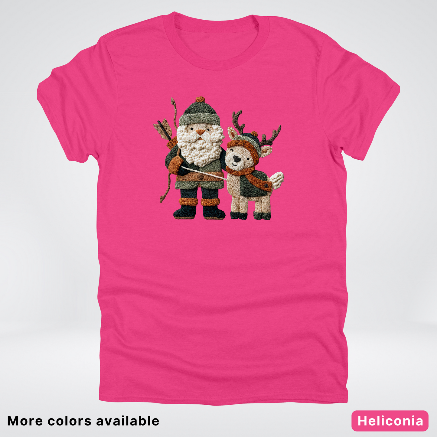 Hook Yard Faux Woodland Christmas Duo - T-Shirt
