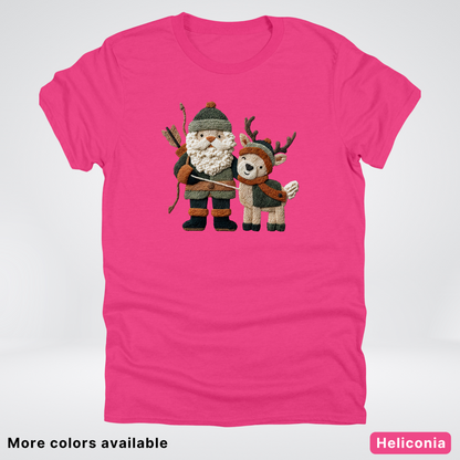 Hook Yard Faux Woodland Christmas Duo - T-Shirt
