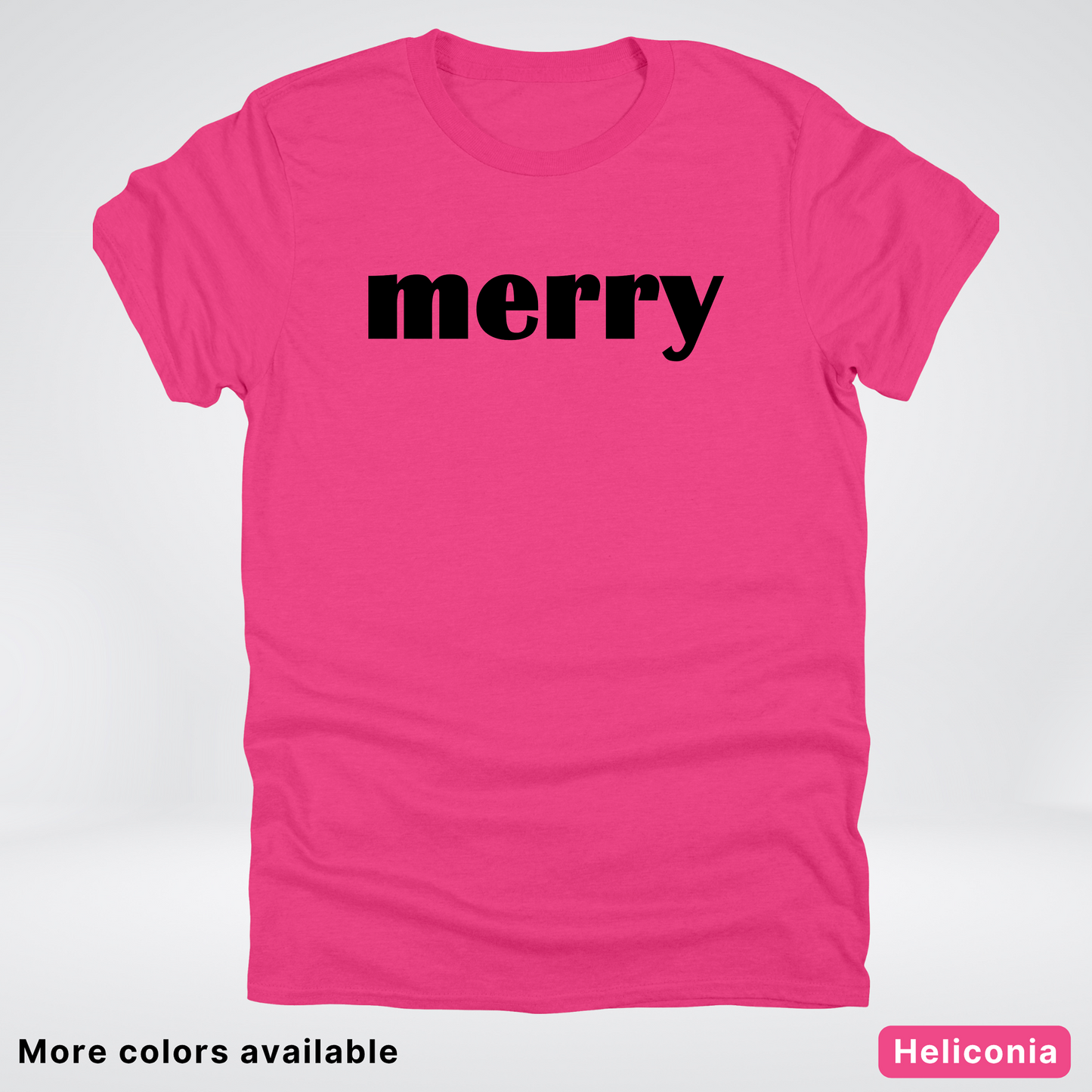 Merry - Black Design - T-Shirt