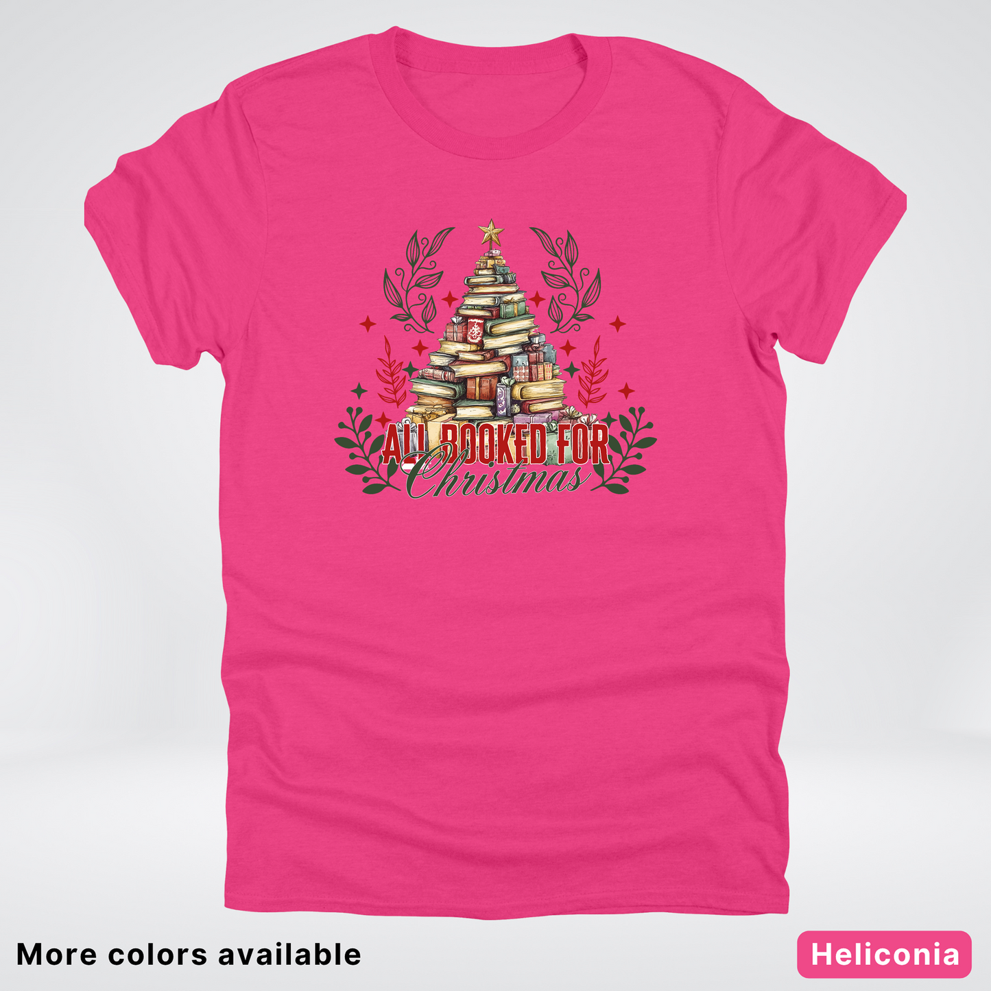 All Booked For Christmas - T-Shirt