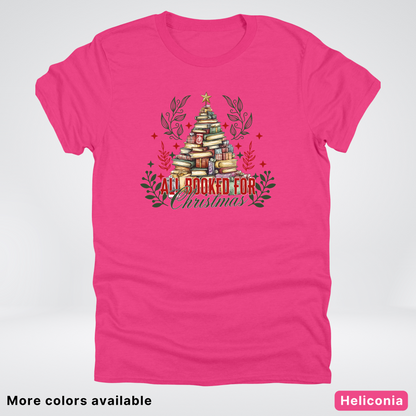 All Booked For Christmas - T-Shirt