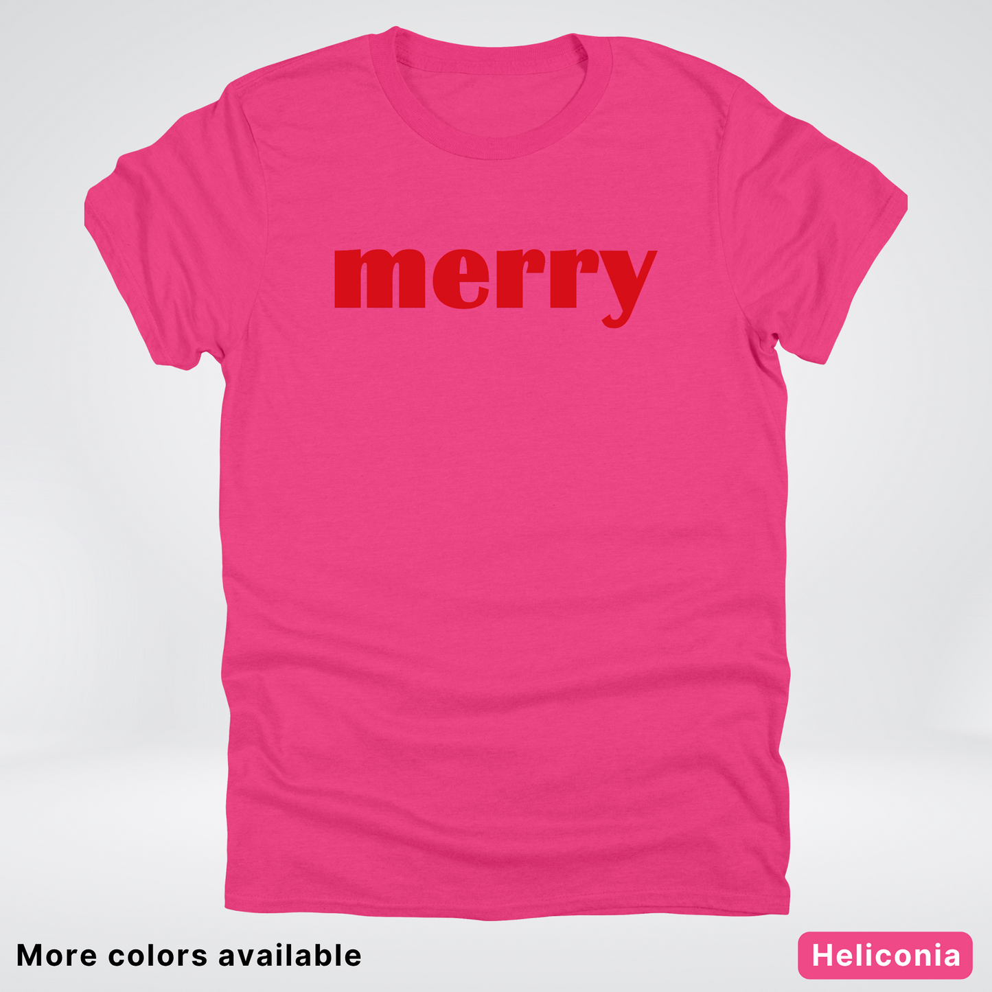 Merry - Red Design - T-Shirt