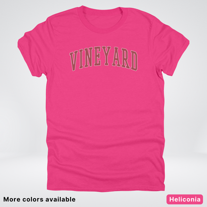 Vineyard Destination - Red Design - T-Shirt