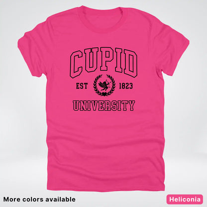 Cupid University Est 1823 - Black Design - T-Shirt