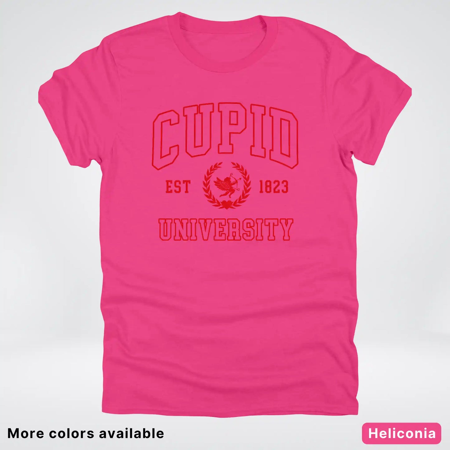 Cupid University Est 1823 - Red Design - T-Shirt
