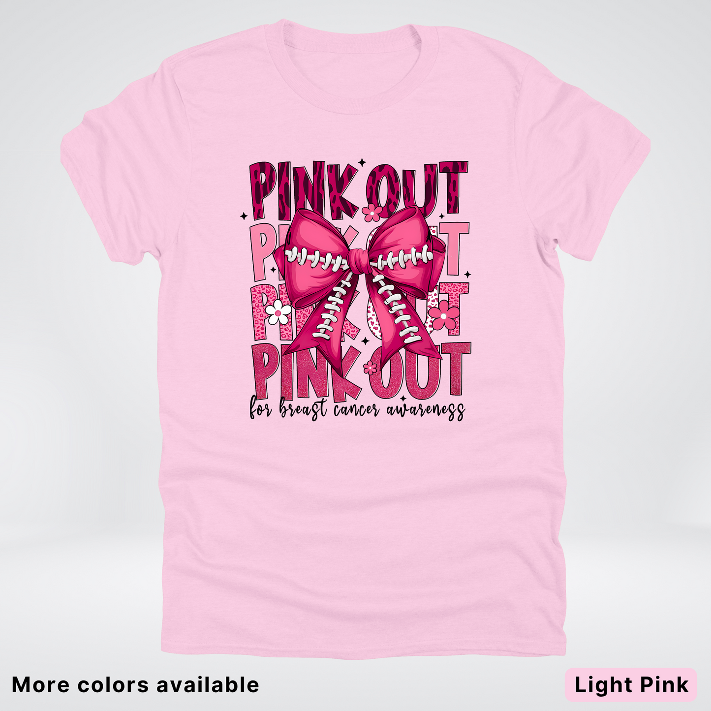 Coquette Football Laced Pink Out - T-Shirt