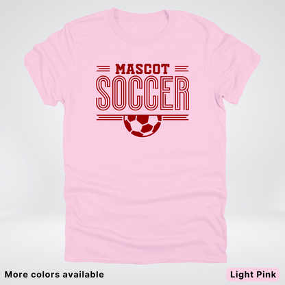 Custom Mascot – Maroon Design 24 - Soccer T-Shirt