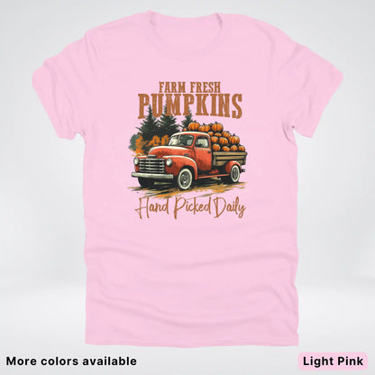 Farm Fresh Pumpkins Hand Picked Daily T-Shirt