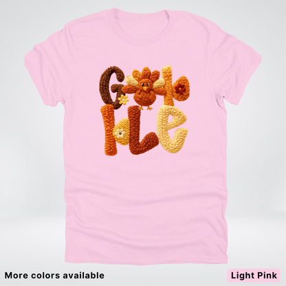 Gobble Crochet Turkey - T-Shirts