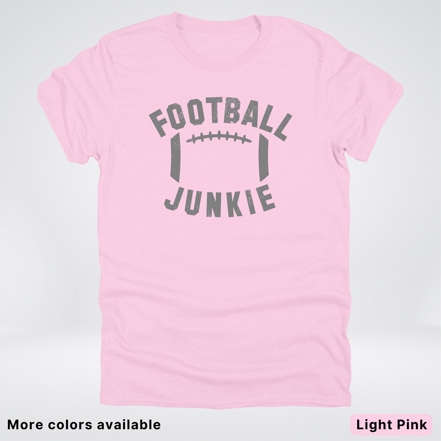 Football Junkie – Gray Design - T-Shirt