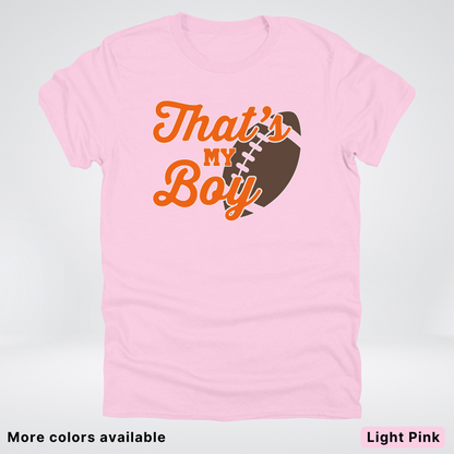 That's My Boy - Orange Design - Football - T-Shirt