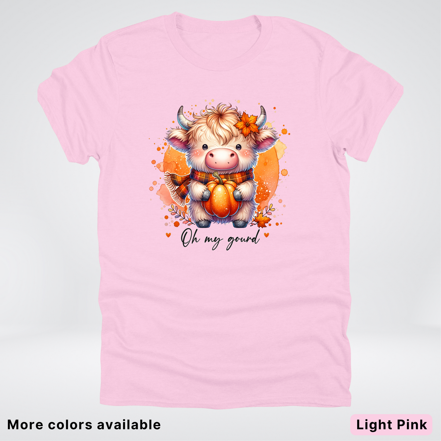 Oh My Gourd Small Cow Calf Pumpkin - T-Shirt