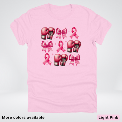 Boxing Coquette Pink Ribbon Pink Out - T-Shirt