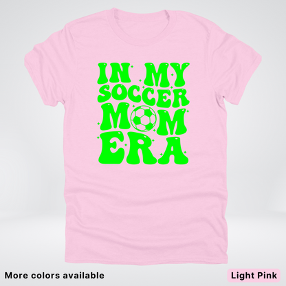 In My Soccer Mom Era – Green Design - T-Shirt