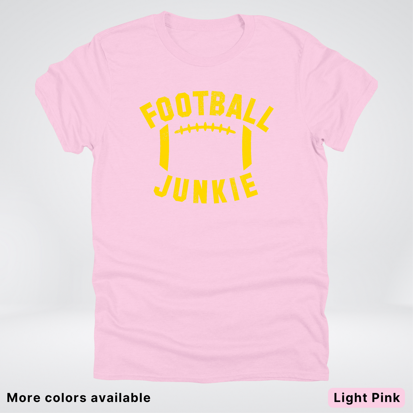 Football Junkie – Gold Design - T-Shirt
