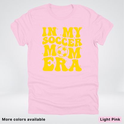 In My Soccer Mom Era – Gold Design - T-Shirt