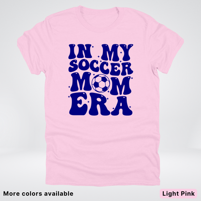 In My Soccer Mom Era – Navy Design - T-Shirt