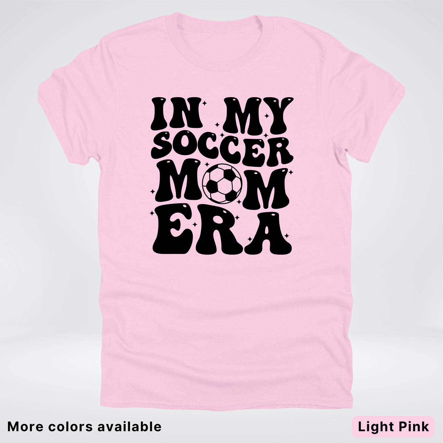 In My Soccer Mom Era – Black Design - T-Shirt