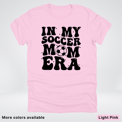 In My Soccer Mom Era – Black Design - T-Shirt