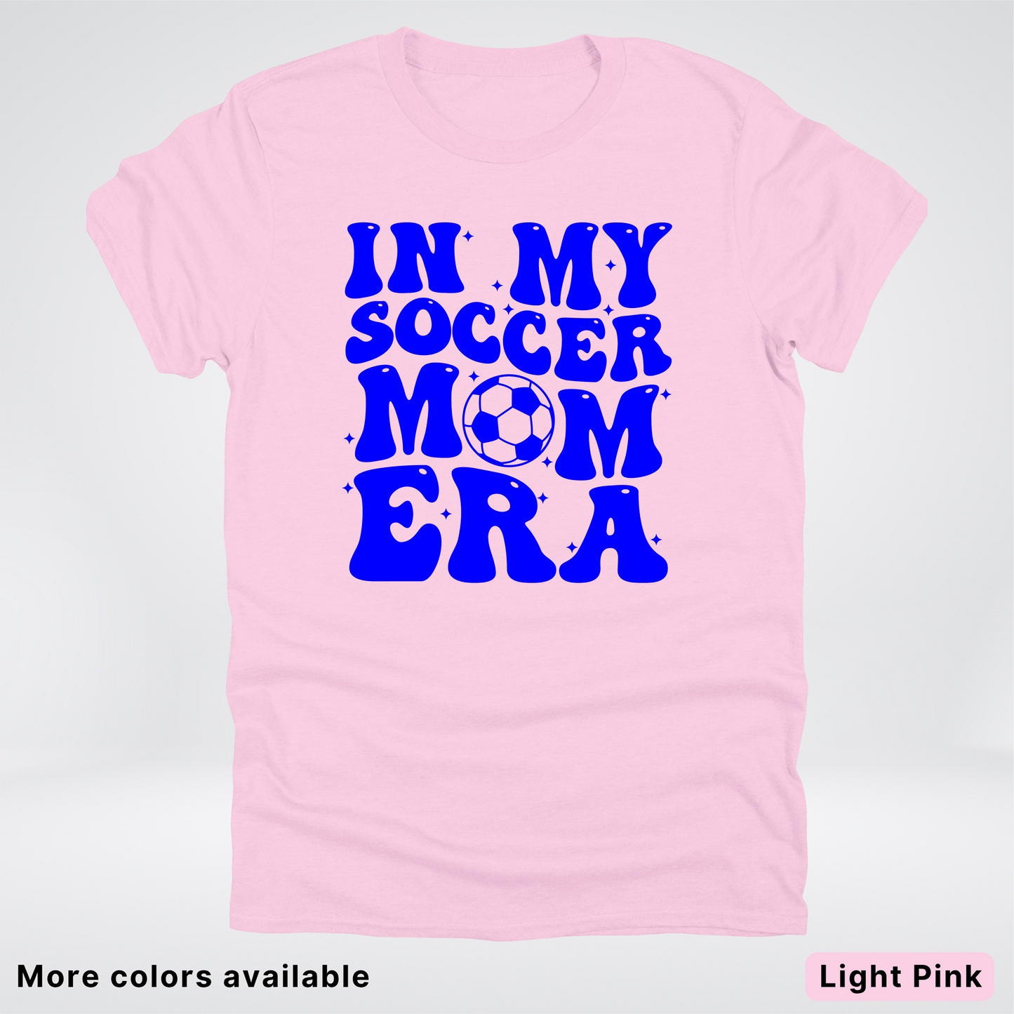 In My Soccer Mom Era – Blue Design - T-Shirt