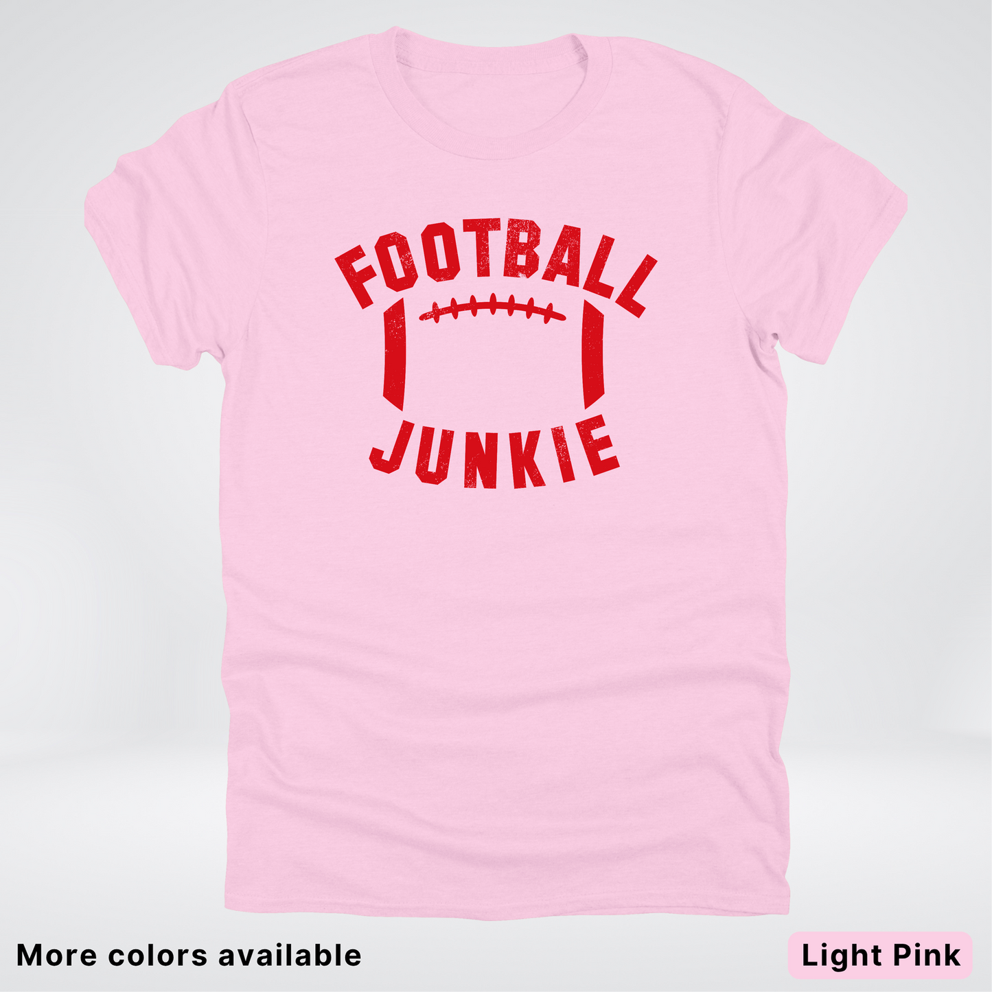 Football Junkie – Red Design - T-Shirt