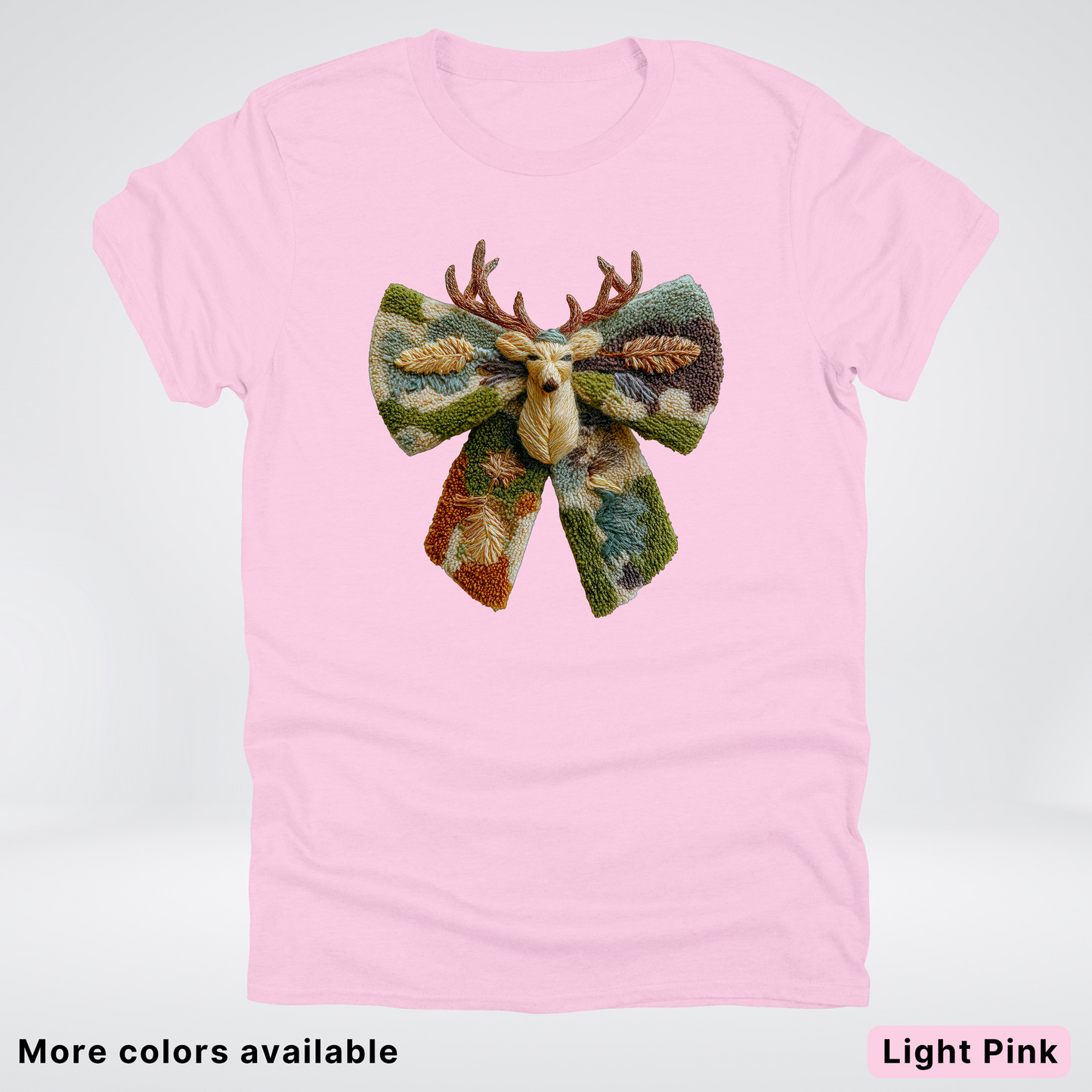 Neutral Woodland Bow Hook Yard Faux - T-Shirt