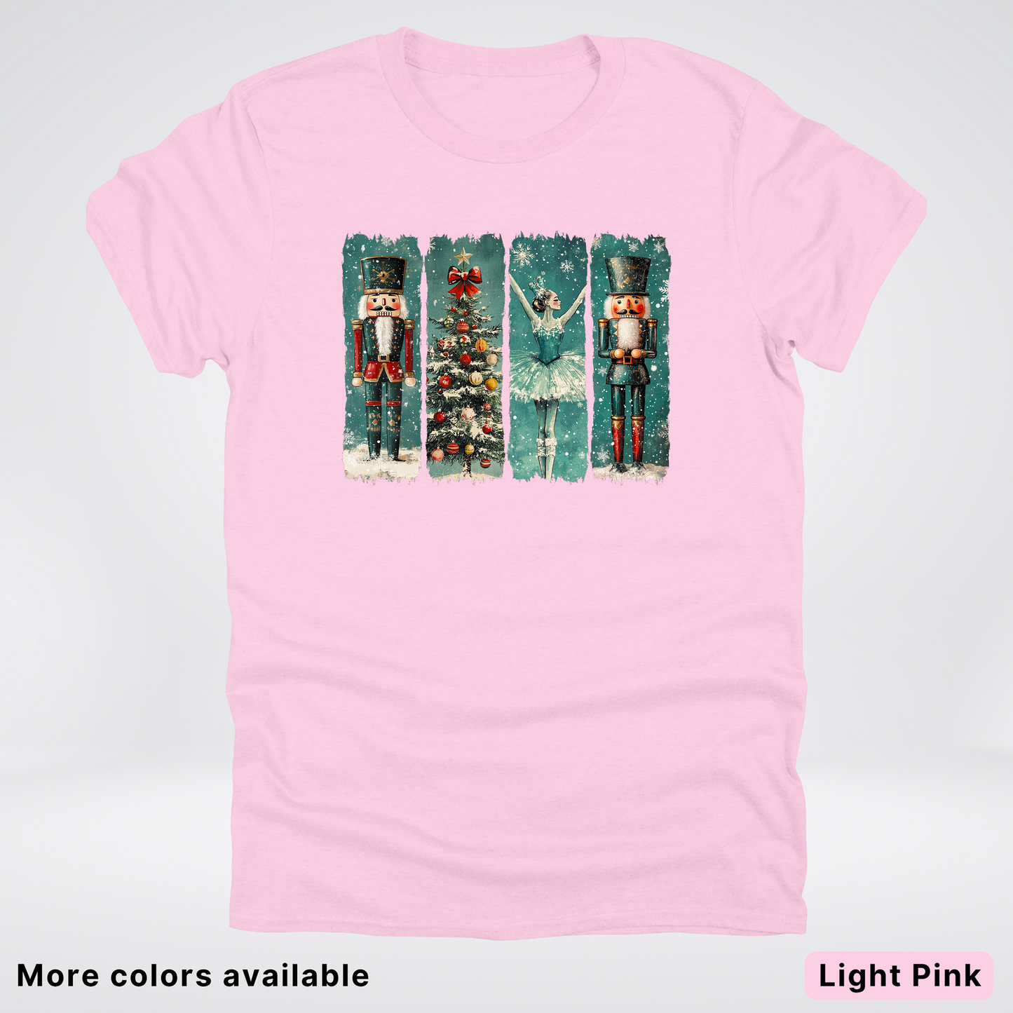 Vintage Nutcracker Ballet Panel - T-Shirt