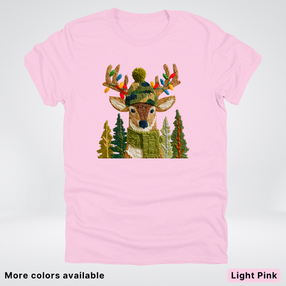 Ornament Antler Reindeer Hook Yard Faux - T-Shirt