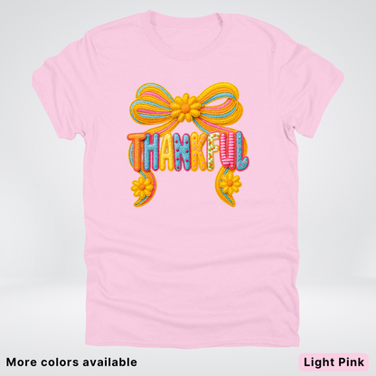 Thankful Crochet Style Fall - T-Shirt