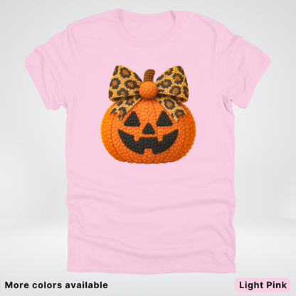 Coquette Crochet Pumpkin - T-Shirt