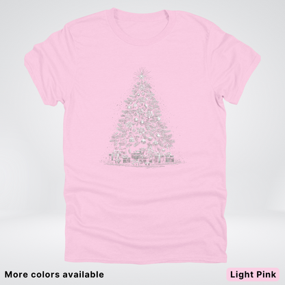Classic Christmas Tree with Gifts - T-Shirt