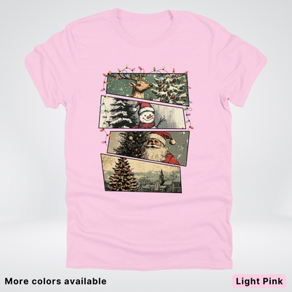 Retro Holiday Collage - T-Shirt
