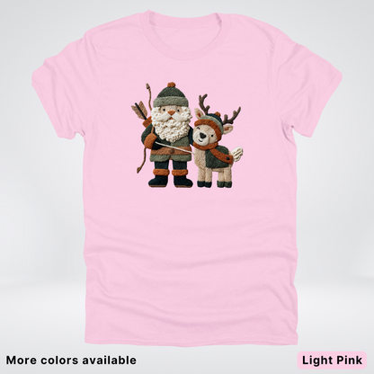 Hook Yard Faux Woodland Christmas Duo - T-Shirt