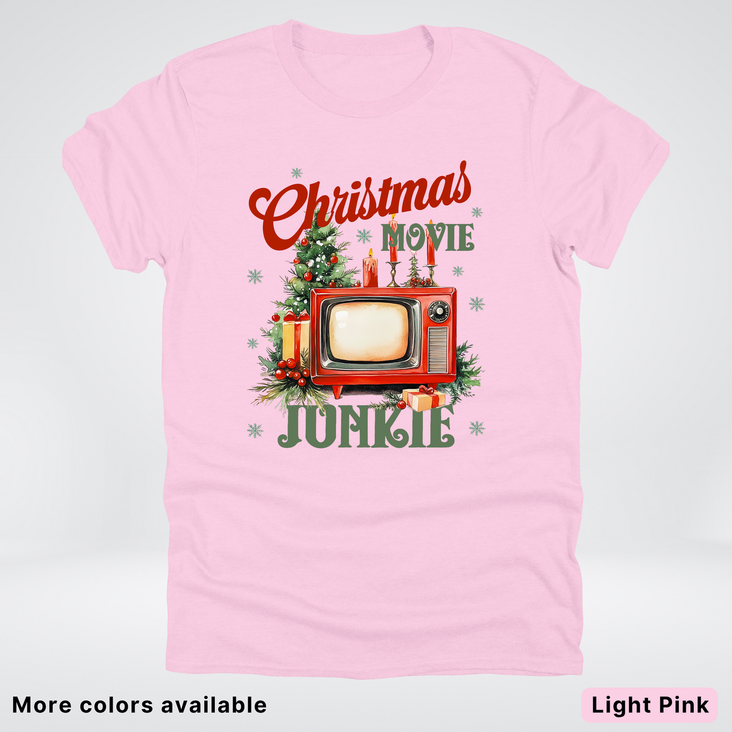Vintage Christmas Movie Lover - T-Shirt