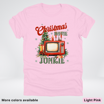 Vintage Christmas Movie Lover - T-Shirt