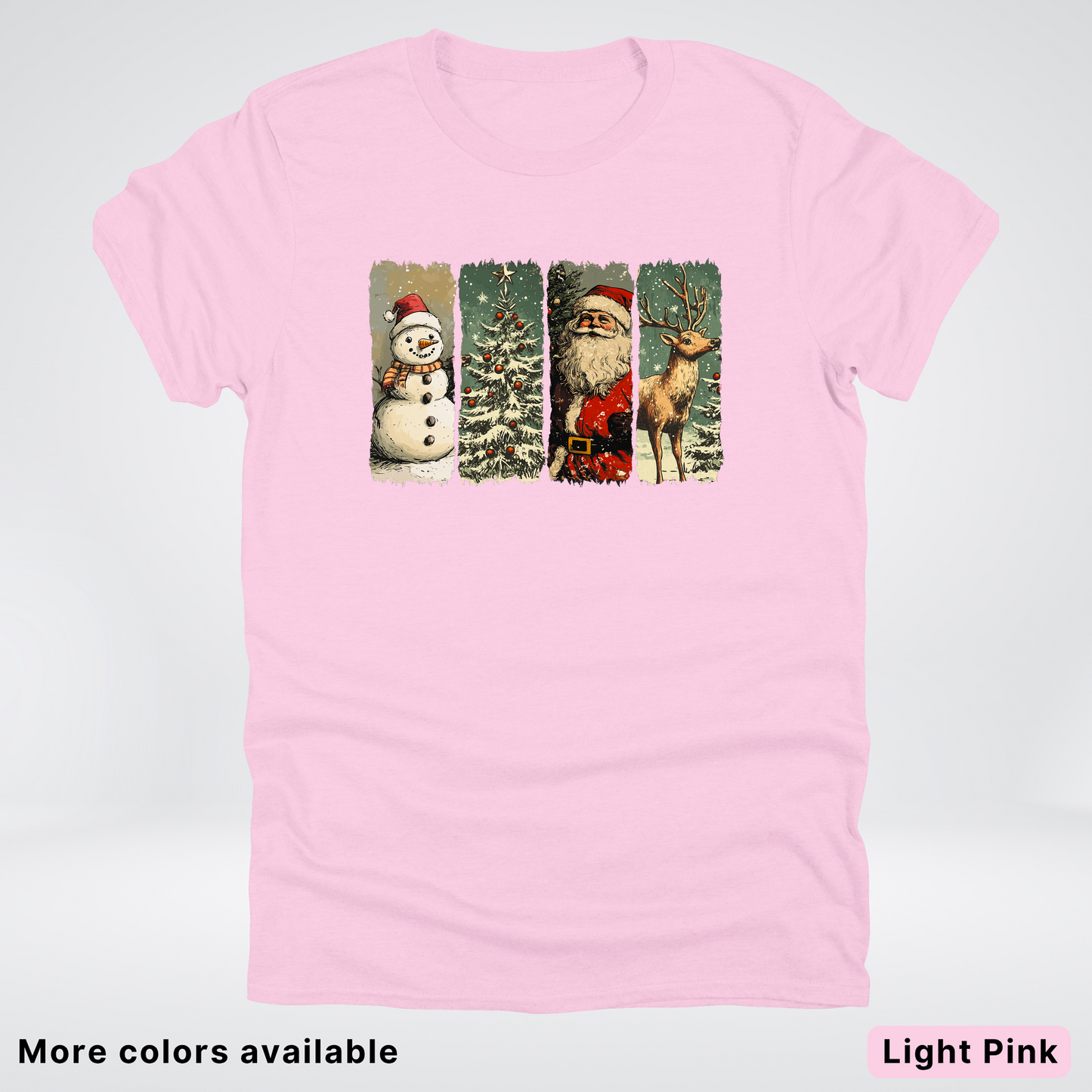 Classic Christmas Strip Art - T-Shirt