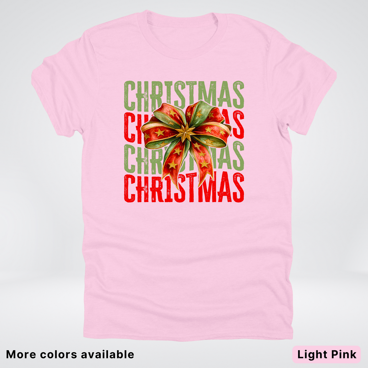 Christmas Star Bow - T-Shirt