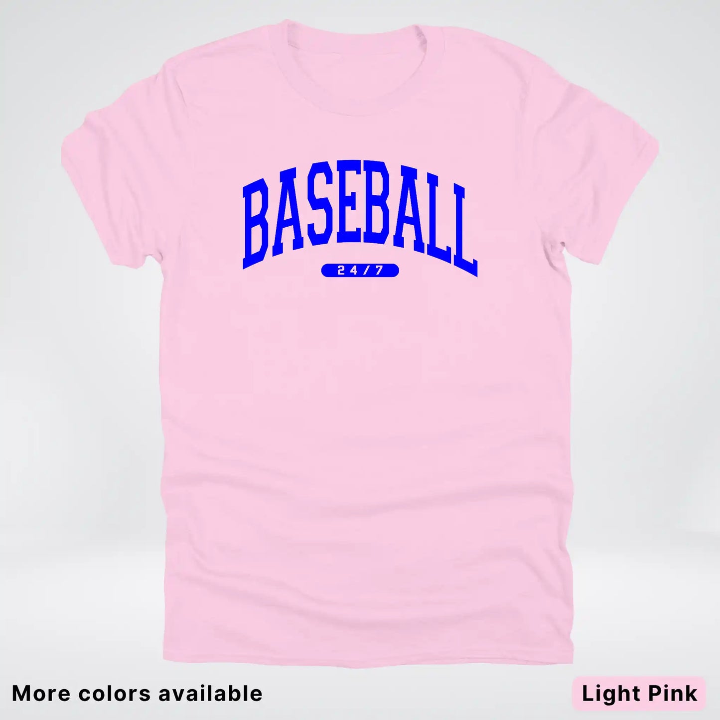 Baseball 24/7 – Blue Design - T-Shirt