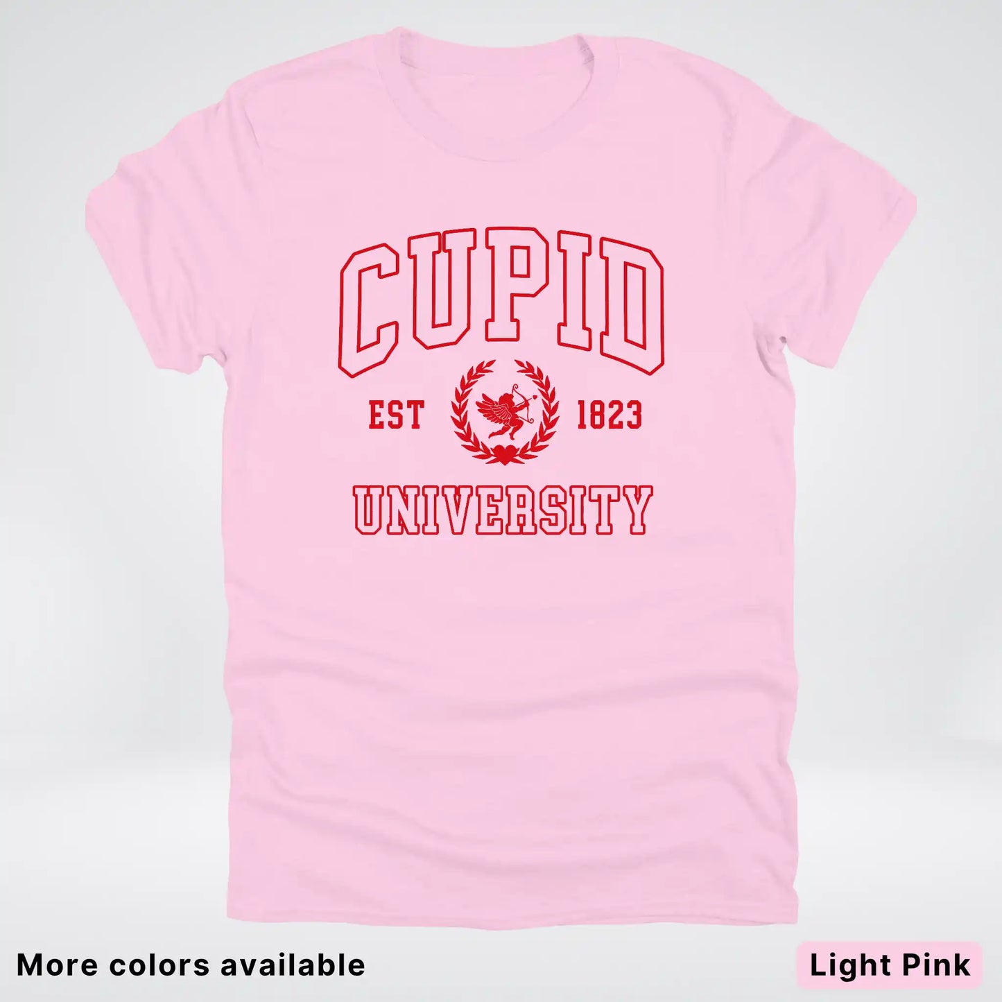 Cupid University Est 1823 - Red Design - T-Shirt