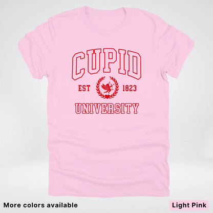 Cupid University Est 1823 - Red Design - T-Shirt