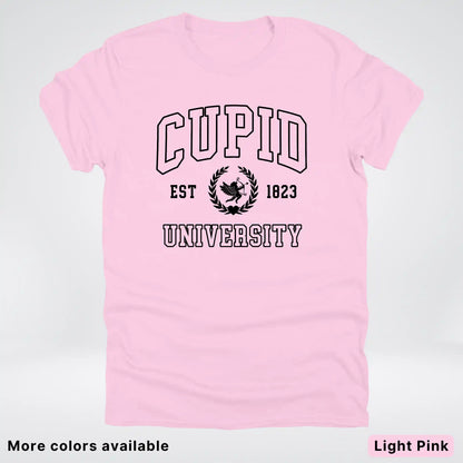 Cupid University Est 1823 - Black Design - T-Shirt