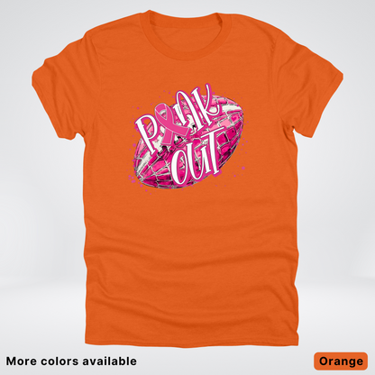 Pink Out Football Splatter - T-Shirt