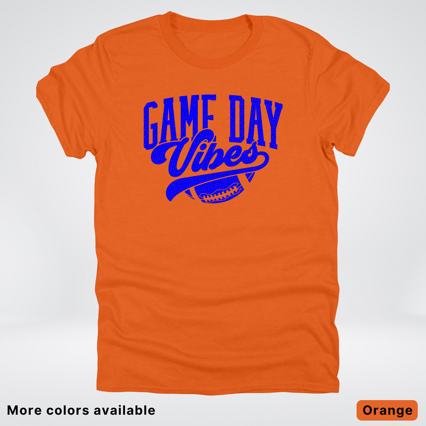 Game Day Vibes - Blue Design - Football T-Shirt