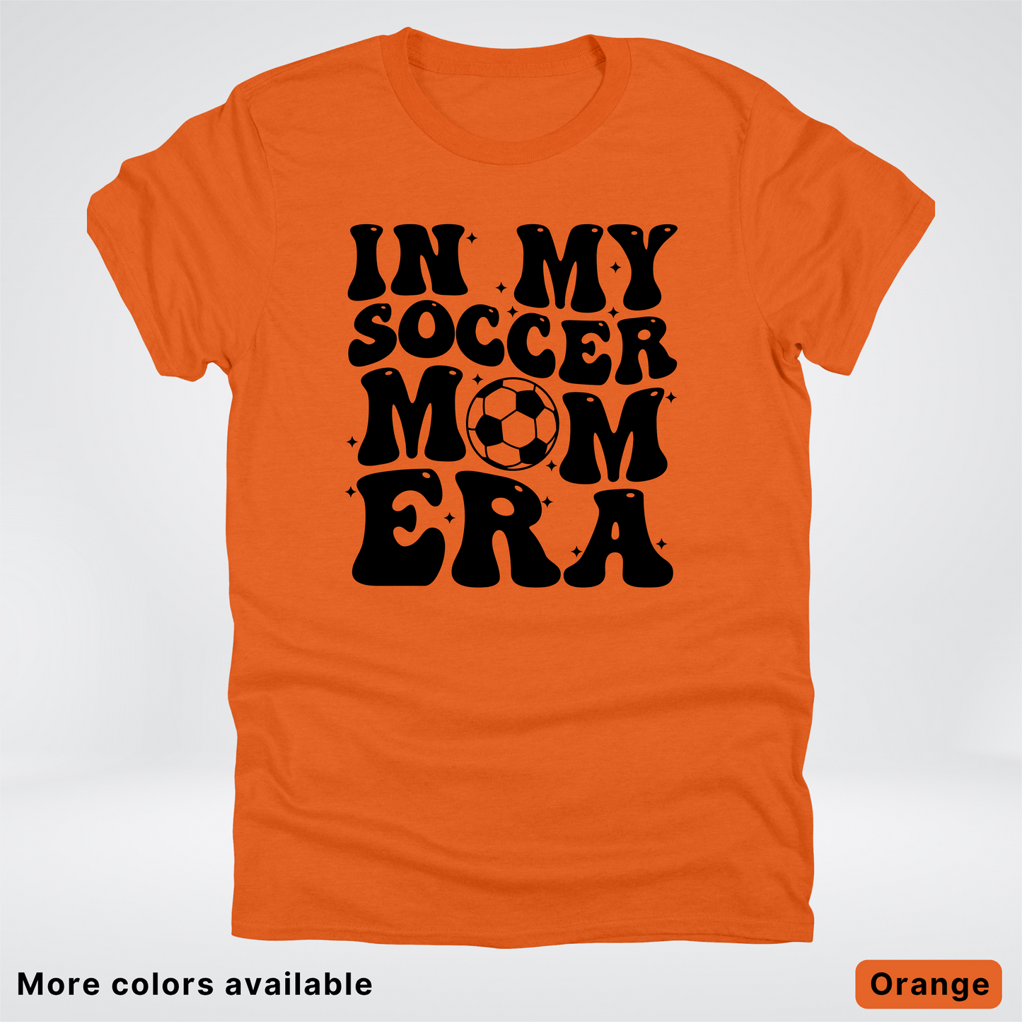 In My Soccer Mom Era – Black Design - T-Shirt