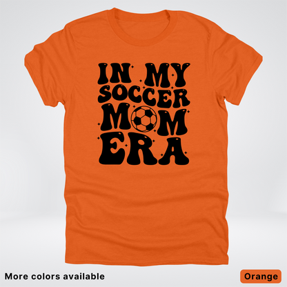In My Soccer Mom Era – Black Design - T-Shirt