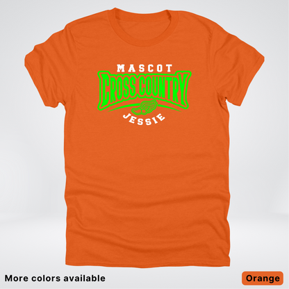 Custom Mascot & Name – Green Design – Cross Country 09 - T-Shirt