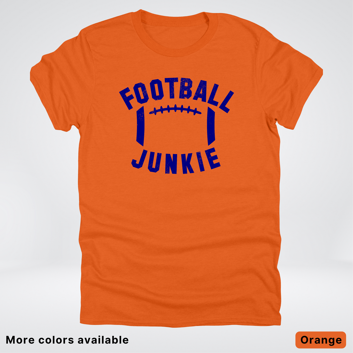 Football Junkie – Navy Design - T-Shirt