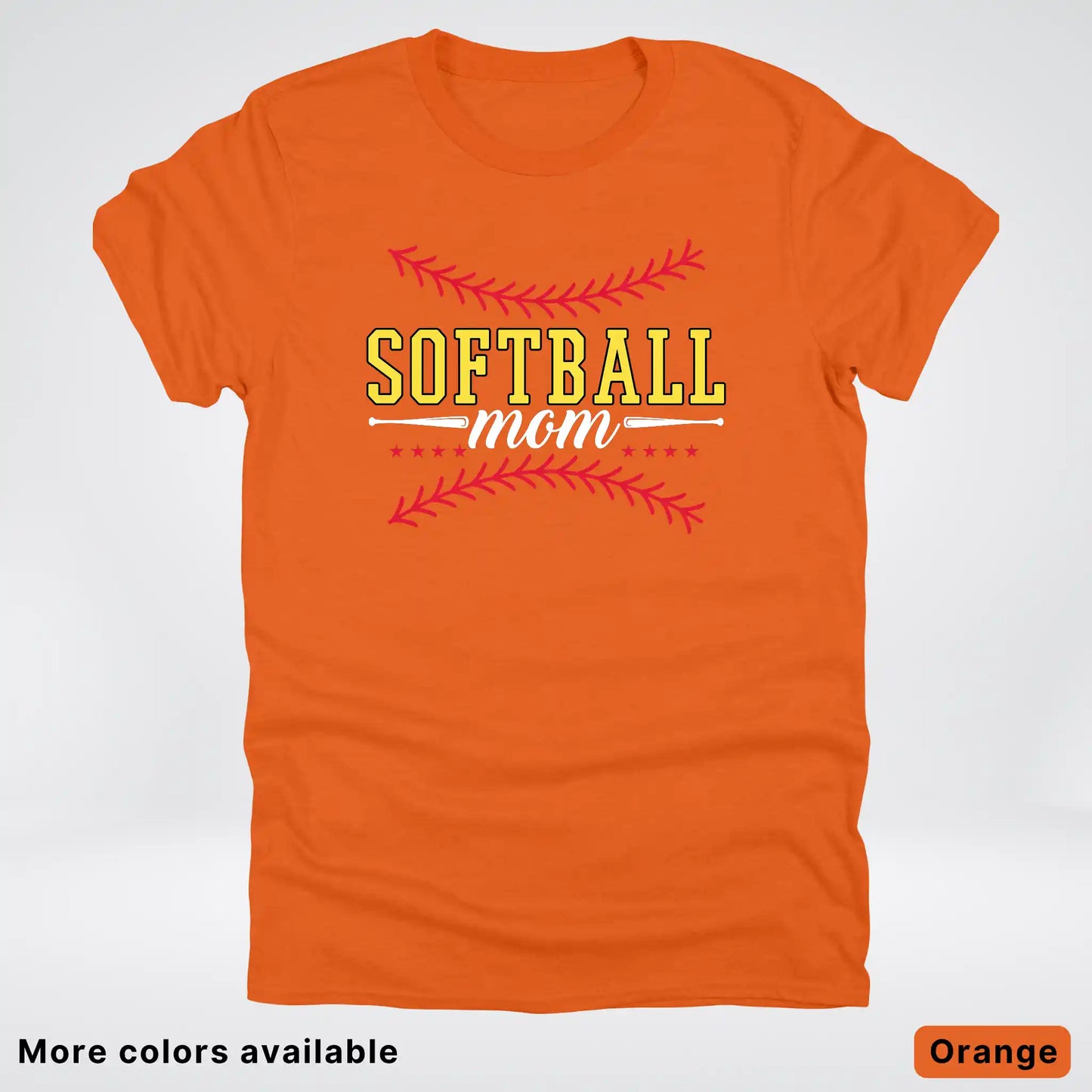 Softball Mom - White Design - T-Shirt