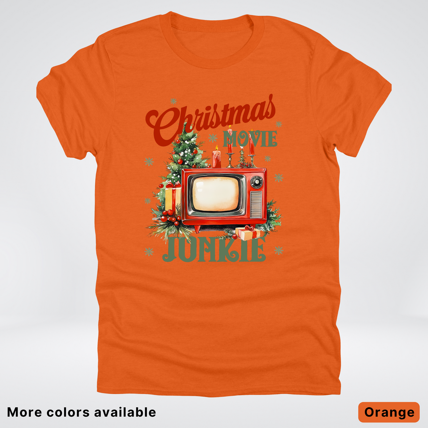 Vintage Christmas Movie Lover - T-Shirt