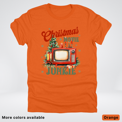 Vintage Christmas Movie Lover - T-Shirt